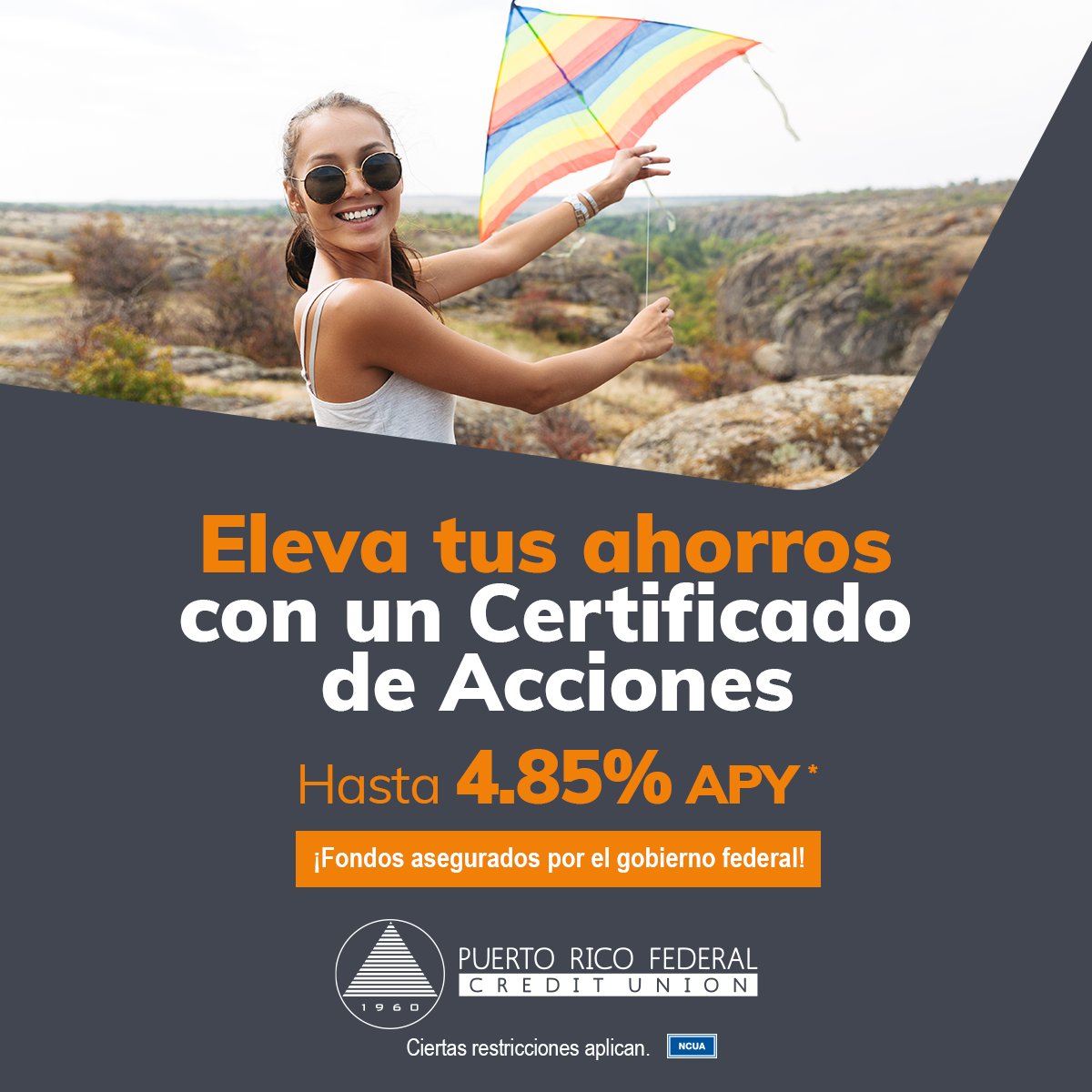 prfcu's tweet photo. Con nuestro Certificado de Acciones puedes ahorrar a corto o largo plazo con una tasa de interés fija que maximizará tu dinero. ¡Cantidad mínima para abrir es $1,000!

Solicita en línea hoy https://t.co/xgDt4hUjBC https://t.co/Dz3ibKJcsQ