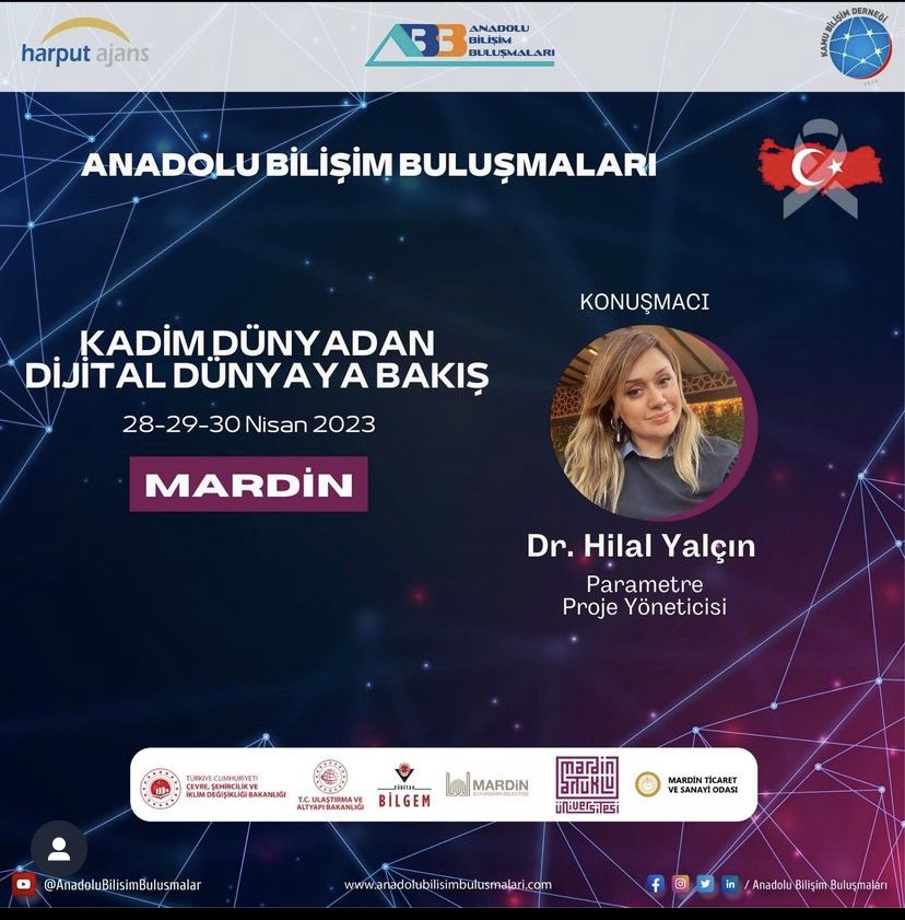 <a href="/anadolubilisimb/">Anadolu Bilişim Buluşmaları</a> <a href="/ajansharputt/">Harput Ajans</a> <a href="/parametreltd/">PARAMETRE Araştırma Bilişim</a> 28-30 Nisan’da Mardin’de hep birlikte Dijital Dünya’yı konuşacağız…