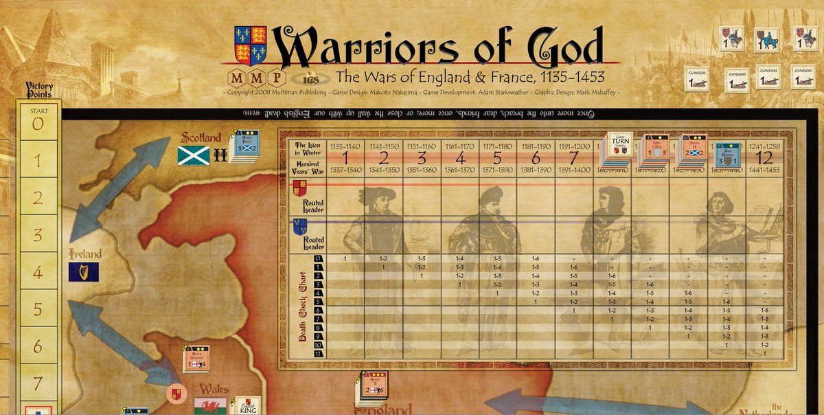 RDescarttess's tweet photo. 1391-1400 #Warriorsofgod #laguerradelos100años. Enrique IV de Inglaterra sigue con problemas en Gales a pesar de su victoria y Escocia donde caen derrotados. En Normandia ha perdido parte de la confianza de su nobleza. Sube la moral de los franceses de Carlos VI @lol0Parras. https://t.co/JldgHuo8kF