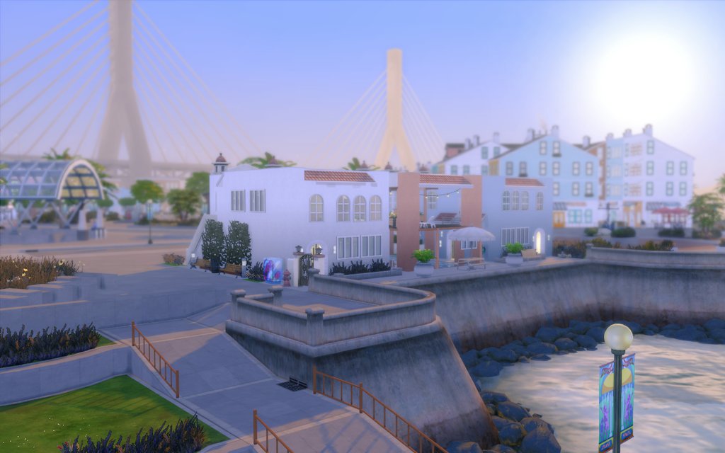 hawkman2342's tweet photo. La nouvelle ville de San Sequoia m'a inspiré cette construction située sur le terrain vide du quartier de Anchorpoint Wharf.
Pour l'inspiration, j'ai regardé  à une rue du terrain en question😉, avec un soupçon de chaos en plus #sims4 #GrowingTogether #SanSequoia https://t.co/aDEtYpERjL