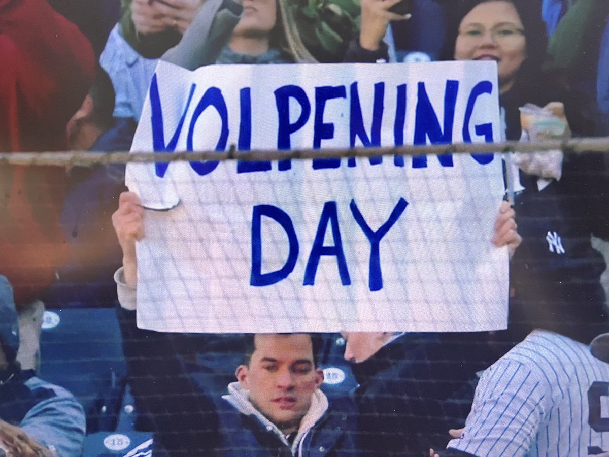 eortiz06's tweet image. Gotta love that dominant win!! Happy Volpening Day! #Yankees #VolpeningDay