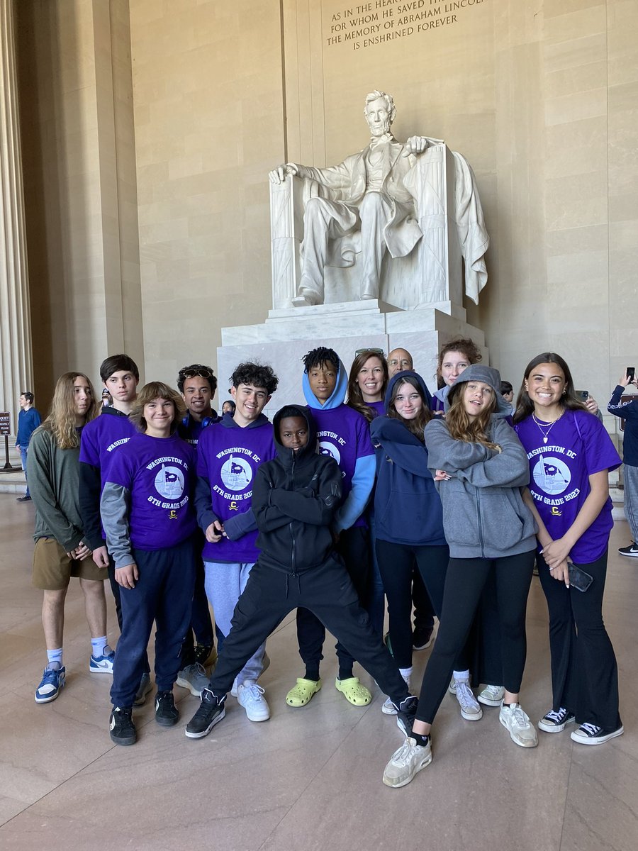 CuthbertsonMSNC's tweet photo. DC Update: Out and about exploring DC! US Marine Corps War Memorial, Vietnam Veterans Memorial, Lincoln Memorial, World War II Memorial, Martin Luther King Jr. Memorial and more… #8thGradeDCTrip @UCPSNC @AGHoulihan https://t.co/ttn3VsV7LT