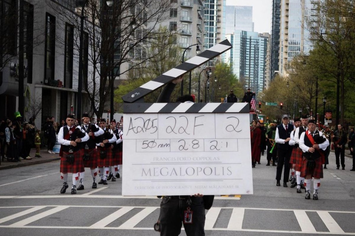 Francis Ford Coppola’s Megalopolis has officially wrapped production.