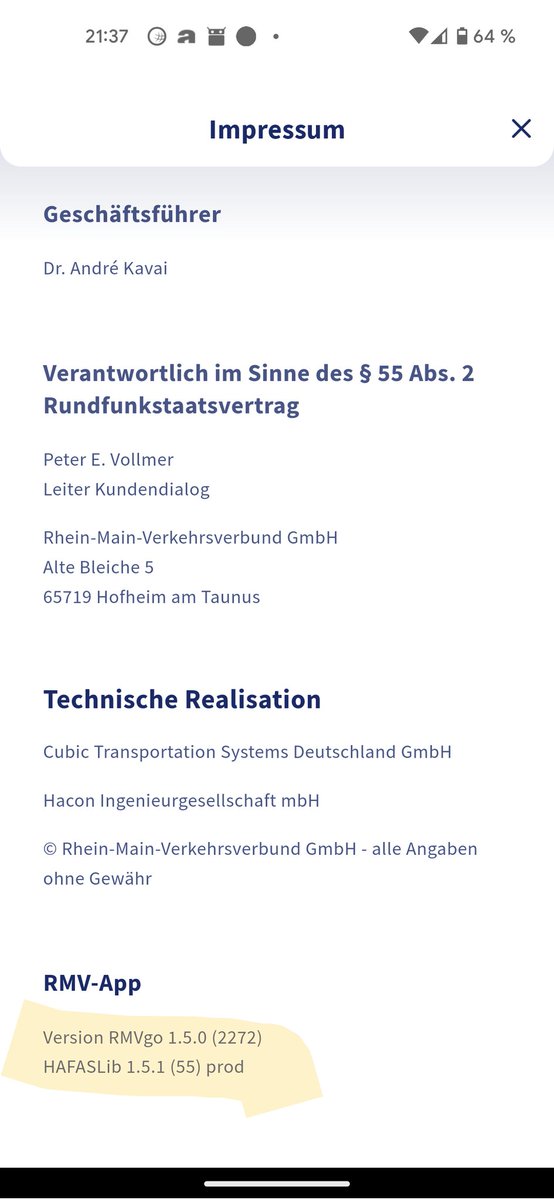 Achtung Achtung, eine Kundendurchsage:

Die kleine #rmvgo App v1.5 möchte auf Version v1.5 aktualisiert werden.

<a href="/RMVdialog/">RMV Dialog</a>