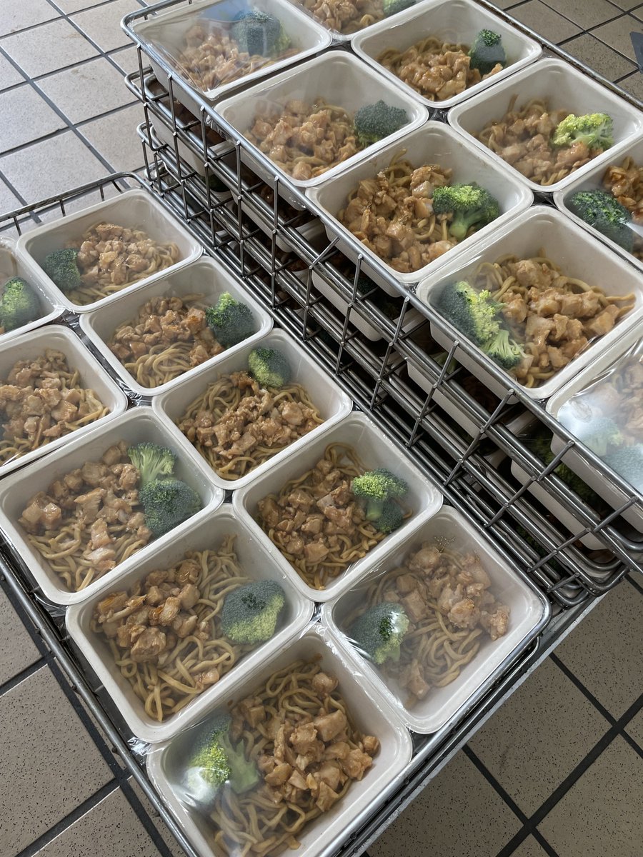 WG chow mein noodles with diced white  chicken meat topped w/ a  rich teriyaki sauce and a little broccoli floret for color. We hope all  the kiddos enjoyed it! <a href="/BLDolphins/">Bay Laurel Dolphins</a> <a href="/ybbeatbobcats/">Yerba Buena</a> <a href="/LVUSD/">LVUSD</a>  <a href="/WillowWildcats/">Willow Elementary</a> <a href="/WhiteOakLions/">White Oak Elementary</a>  <a href="/SumacLSTEM/">Sumac L-STEM</a>
<a href="/CubsofChaparral/">Chaparral Elementary School</a> <a href="/RoundMeadowElem/">Round Meadow Elem.</a>