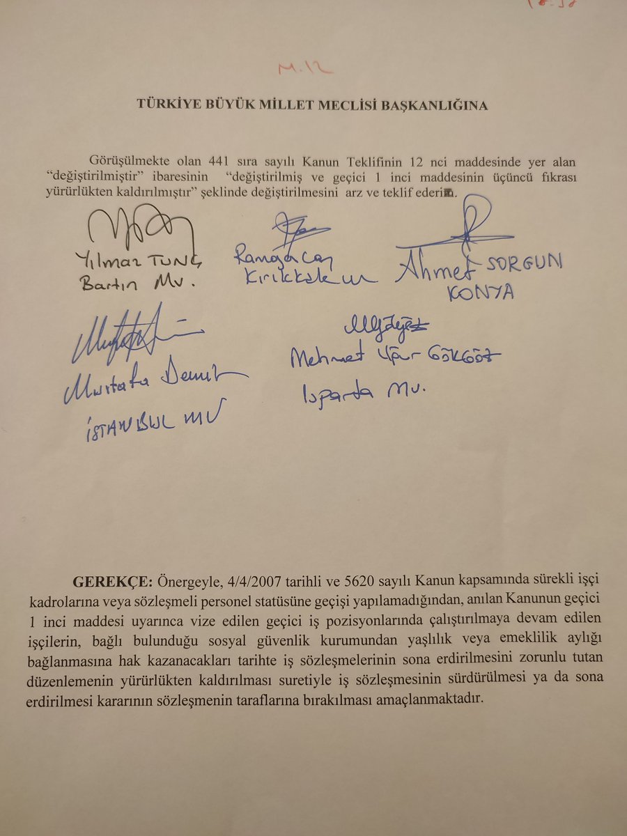 EYT kanunu ile belediyelerde vizeli olarak çalışan kardeşlerimizin zorunlu emeklilik sorununu   TBMM'de çözüldü. Hayırlı ve uğurlu olmasını dilerim.
