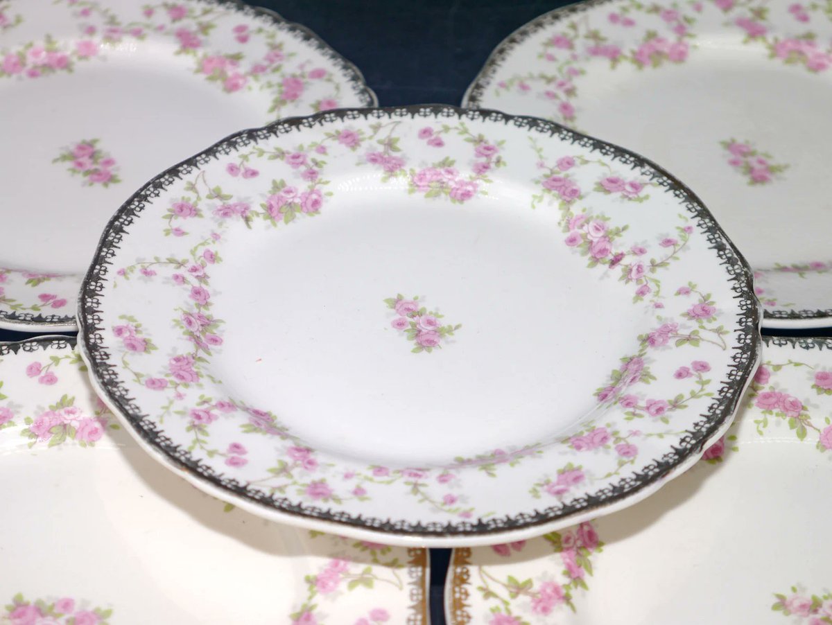 G97816960Girl's tweet photo. Alfred Meakin Harmony Rose bread plates made in England. https://t.co/ycbK86Dk30 via @Etsy #BuyfromGroovy #antiqueshop #tableware #vintagetableware #breadplate #dessertplate #AlfredMeakin #MeakinHarmonyRose #HarmonyRose #EtsySellers https://t.co/9XAuywc2Dm