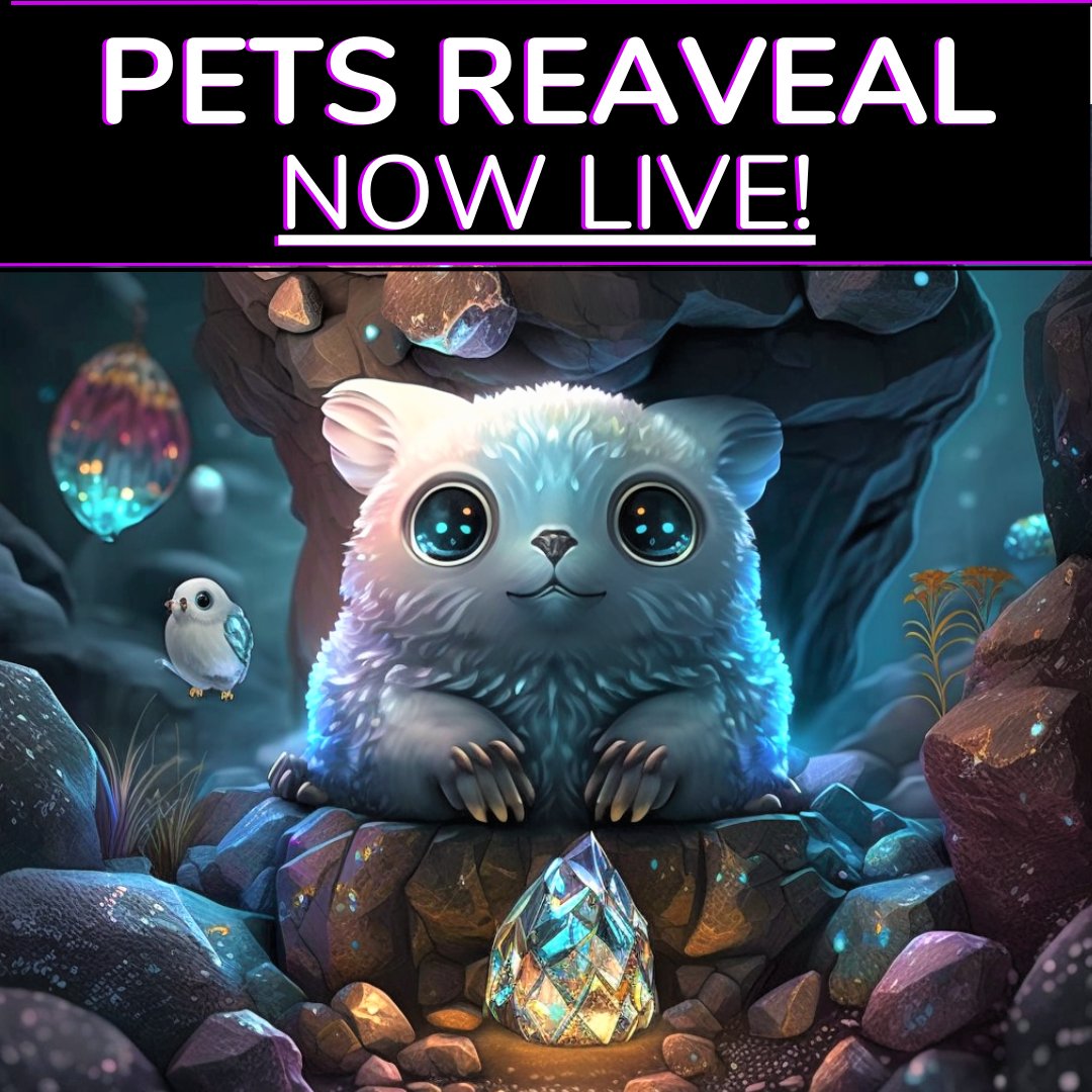 THE EGGS HAVE HATCHED!🎉🥚

WonderPets are officially REVEALED! 🕺💃

Tag us &amp; show off your new pets! 🔥 (auto-reveal just refresh)

Congrats to our awesome community - choose your ideal pet here:
opensea.io/collection/won…