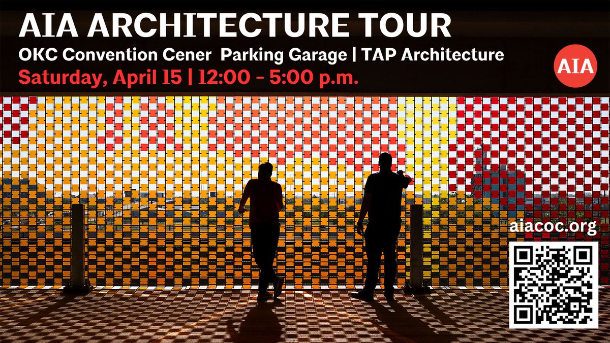 The project utilized OKC’s Arts &amp; Cultural Affairs office 1% for Art Program and selected glass artist Martin Donlin. Stop by on Saturday, April 15th to learn more about the project from <a href="/TAP_okc/">TAP</a> ! #archtour23 #archweek23 #architecture #design aiacoc.org