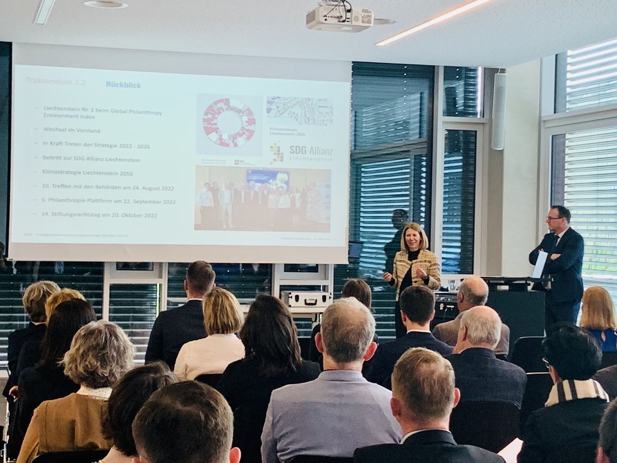 VLGST_LI's tweet image. Starke Stimme der Philanthropie! An der heutigen Jahresversammlung waren rund 80 Mitgliedsstiftungen vertreten. Mit einem interessanten Vortrag rundete die Stiftung @Zukunft_li die Veranstaltung ab. 
#Philanthropie #Stiftungen #Liechtenstein