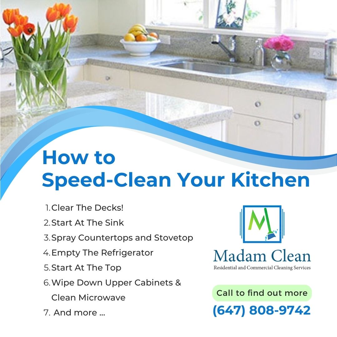 MadamClean's tweet image. Cleaning your kitchen is already tricky, but how does one clean their kitchen in a timely manner?

🌍 Learn More: madamclean.ca/cleaning-tips-…
  
#KitchenCleaning #KitchenCleaners #Kitchen  #HireCleaningServices #HireCleaningService #CleaningCompany #Cleaning #Clean