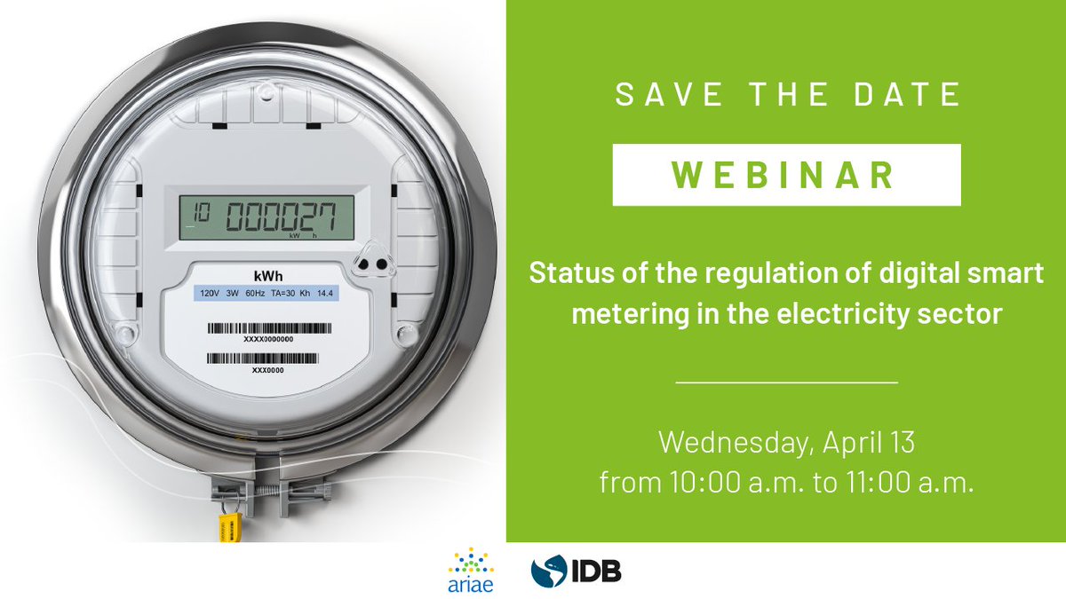 On April 13 we will discuss the state of the regulation of smart digital #Meteri...