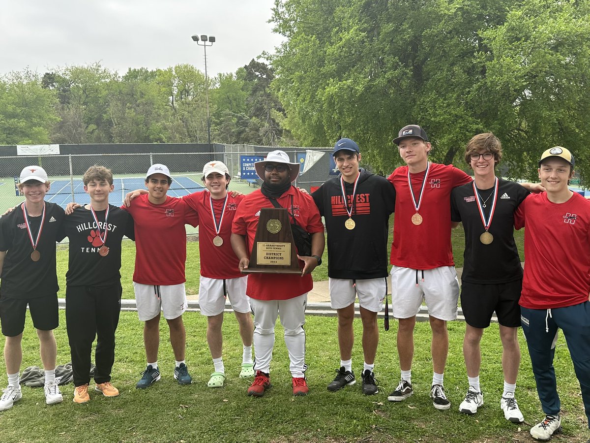 Dallas ISD Athletics (@dallasathletics) on Twitter photo Congratulations to the District 11-5A Boys Tennis Champions @hs_hillcrest <a href="/CrestTennisHHS/">Hillcrest Tennis</a> Congratulations to the District 11-5A Boys Tennis Champions @hs_hillcrest <a href="/CrestTennisHHS/">Hillcrest Tennis</a>