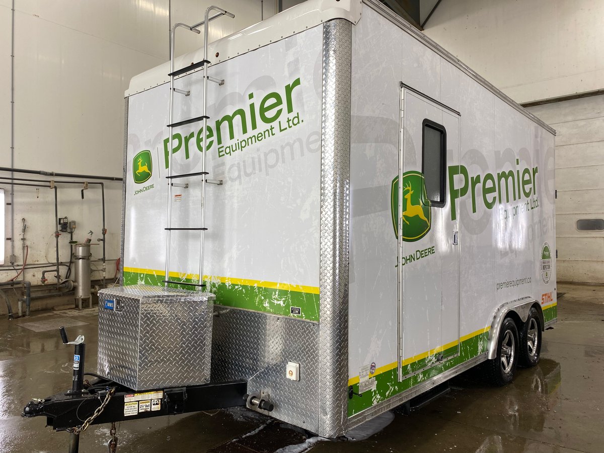 PremierEquip1's tweet photo. Shout out to the @PDetailteam for great work shining up the Premier show trailer! We're looking forward to being out at demos and events this summer and fall! Be sure to stop by and say hello! https://t.co/oV8YfLVar8