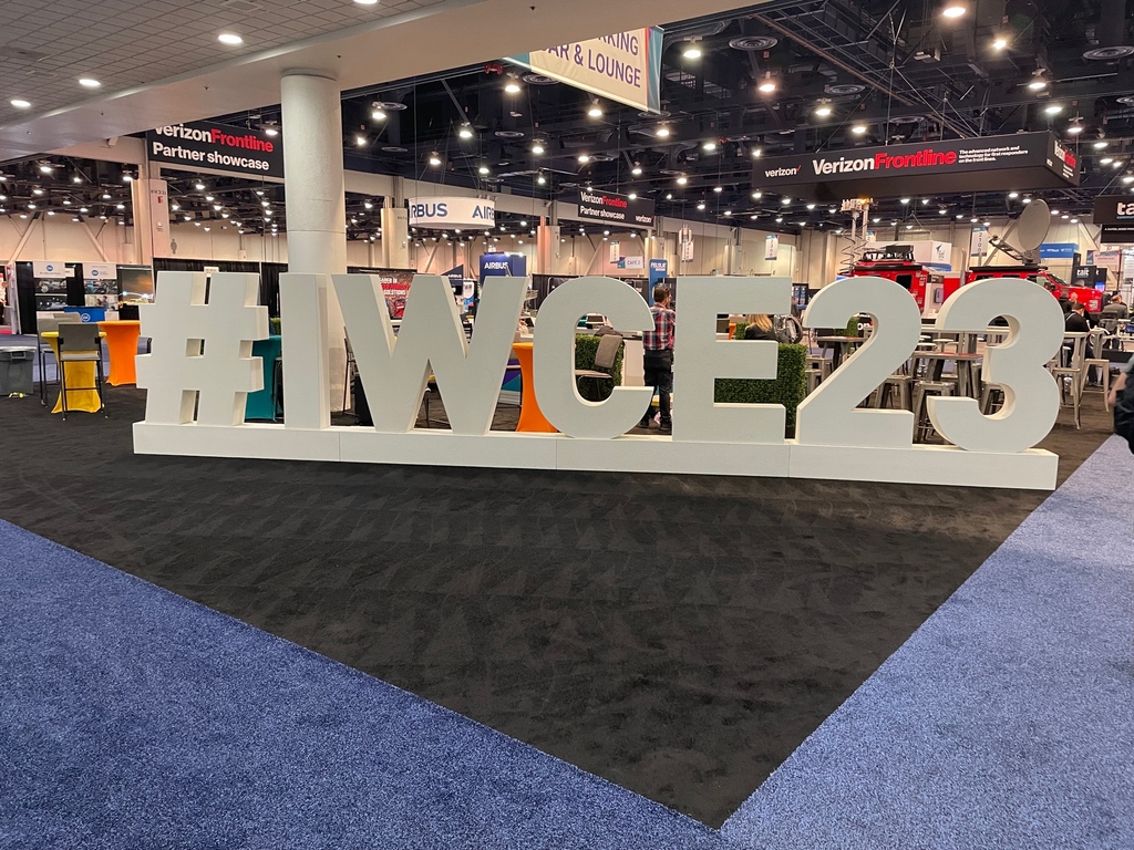 emrcorporation's tweet photo. We're having a blast at #IWCE2023, talking to customers and industry peers both new and old.  Stop by and see us at booth 2232 if you haven't already!  #iwce #lasvegas #criticalcommunications #publicsafety #das #bda #missioncritical #twowayradio https://t.co/q3cKcbyv92