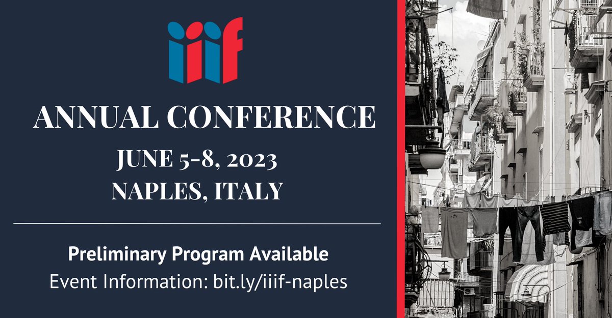 The preliminary program for the 2023 #IIIF Annual Conference is now available! 🇮🇹

See the schedule and register: iiif.io/event/2023/nap…