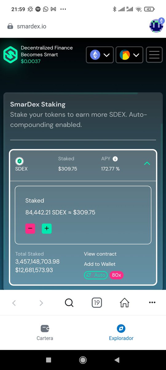 GuilleGilG's tweet photo. @realSmarDex 🚀🚀 https://t.co/Ugf5V2Rqio