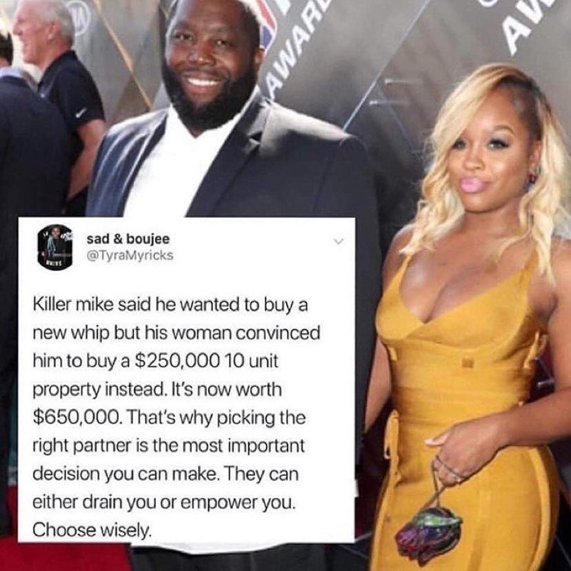 #Killermike and his wife! 💯💯💯
.
.
#Blackfashion #blackwomen #theshaderoom #shaderoom #rhoa #neimanmarcus #guccislides #kevinsamuels #highvaluewoman #southparkmall #beyonceknowles #fashionnovacurve #fashionbomb