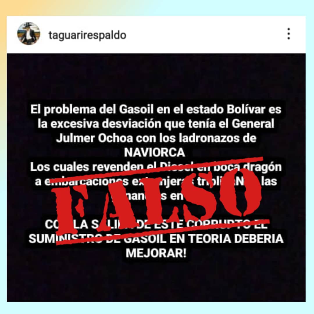 #30Mar #FakeNews // Atención a la comunidad, esta circulando una información FALSA sobre nuestras operaciones.

Reprobamos este tipo de publicaciones que atentan contra nuestra empresa. <a href="/CVG_Oficial/">Corporación Venezolana de Guayana - CVG</a>

#MaduroEsUnDuro