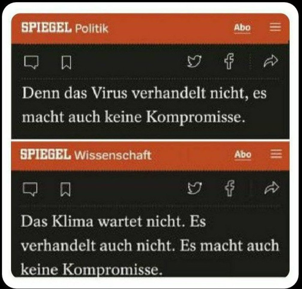 Janine38270960's tweet photo. 🥳👇

WIR ALLE WUSSTEN ES: NACH "CORONA" KOMMT "KLIMA". 

Ihr könnt uns nicht verarschen..🤣 https://t.co/YsVC8Daqs2