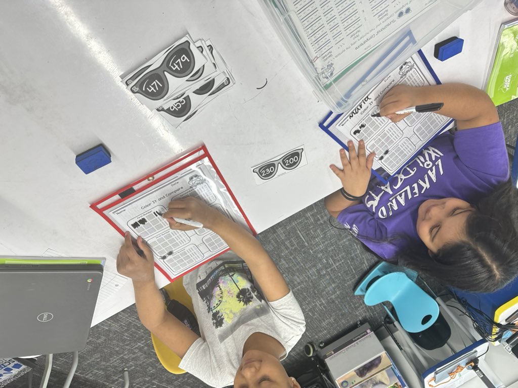 mrs_kayhernan's tweet image. I love using purposeful math stations that spiral back to previous lessons to reinforce my students’ learning! #MarchMathMadness @HumbleElemMath