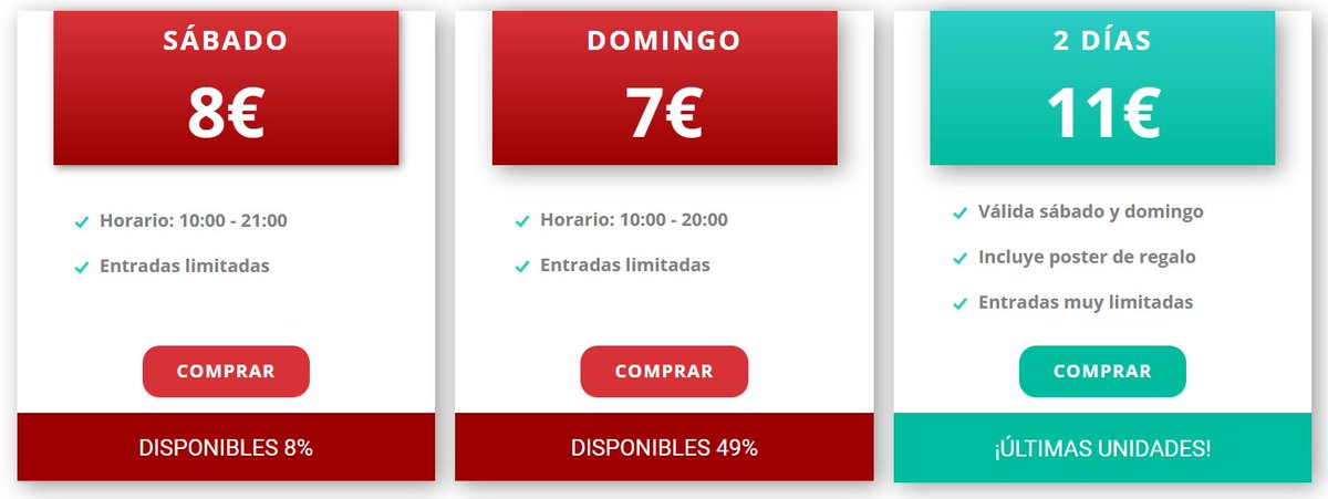 ¡Últimas entradas para el sábado! 
Consigue la tuya en albanime.com/entradas