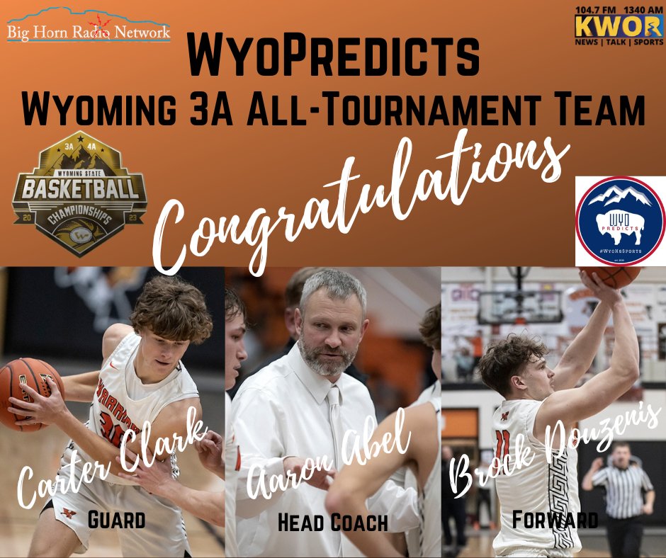 <a href="/PredictsWyo/">WyoPredicts</a> <a href="/WorlandWarriors/">Worland Warrior Activities</a> <a href="/BrockDouzenis/">Brock Douzenis</a> <a href="/carterclark_30/">carterclark30</a> WyoPredicts Wyoming 3A All-Tournament Team #WyoHsSports #WyoBasketball