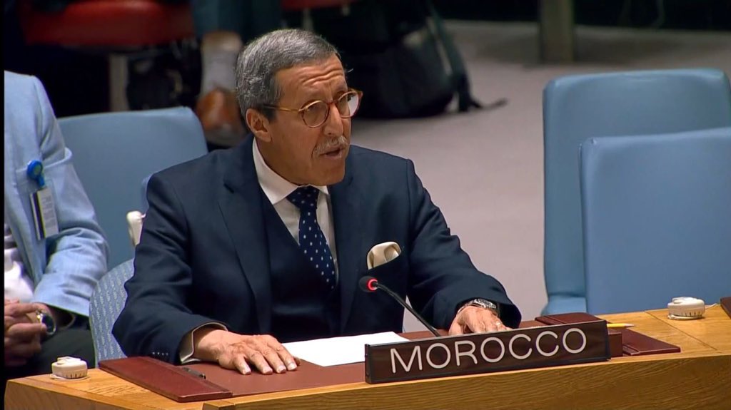 L’Ambassadeur Hilale met en garde contre la mutation des conflits en Afrique et l’implication de groupes terroristes et séparatistes qui menacent l’intégrité territoriale des États et la paix et la sécurité internationales.