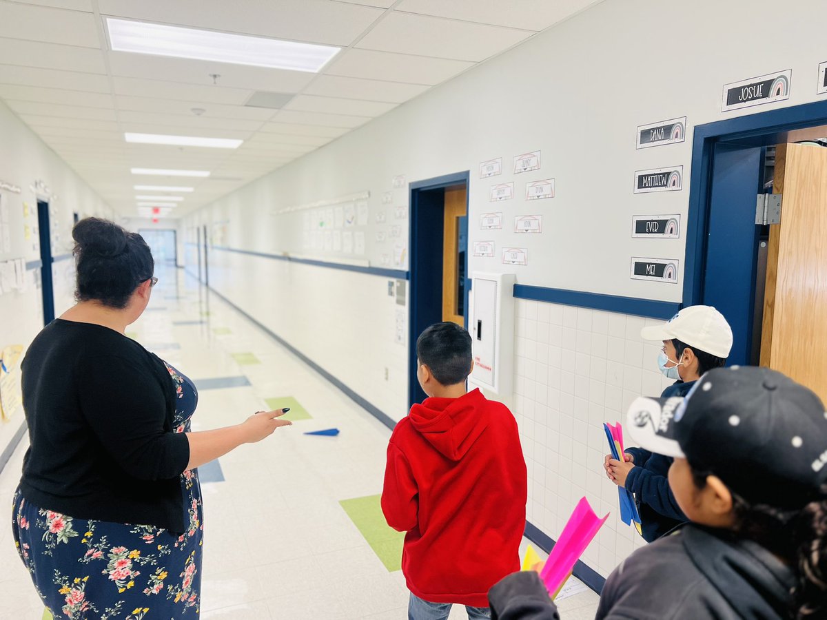 Science Vocab Club in full effect! Students were given construction paper, card stock, and printer paper to see which paper airplane would go the furthest! They made a hypothesis and tested it out! #BucknellStrong …time to draw conclusions based on our data!