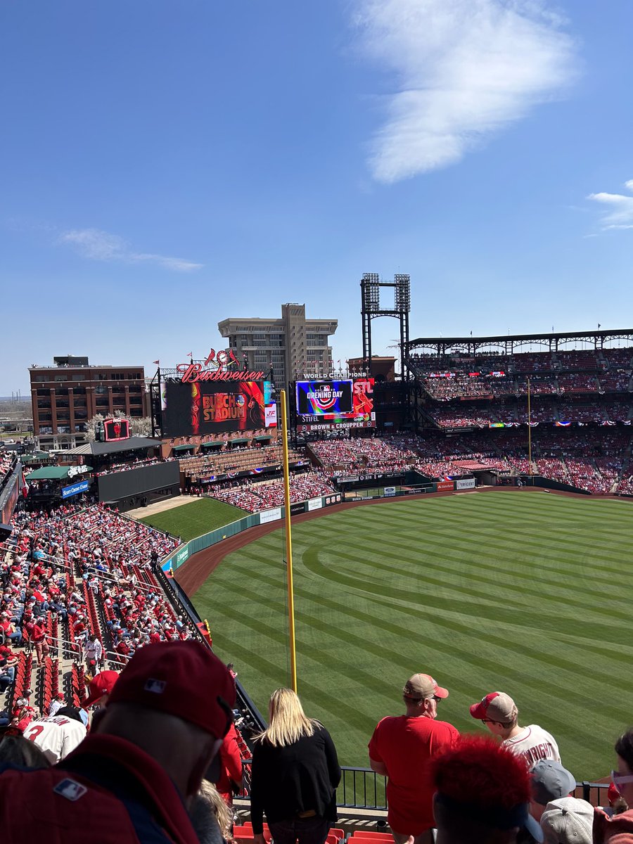 chrishunsaker1's tweet photo. Opening day ceremony ⚾️ https://t.co/IriNst0Euf