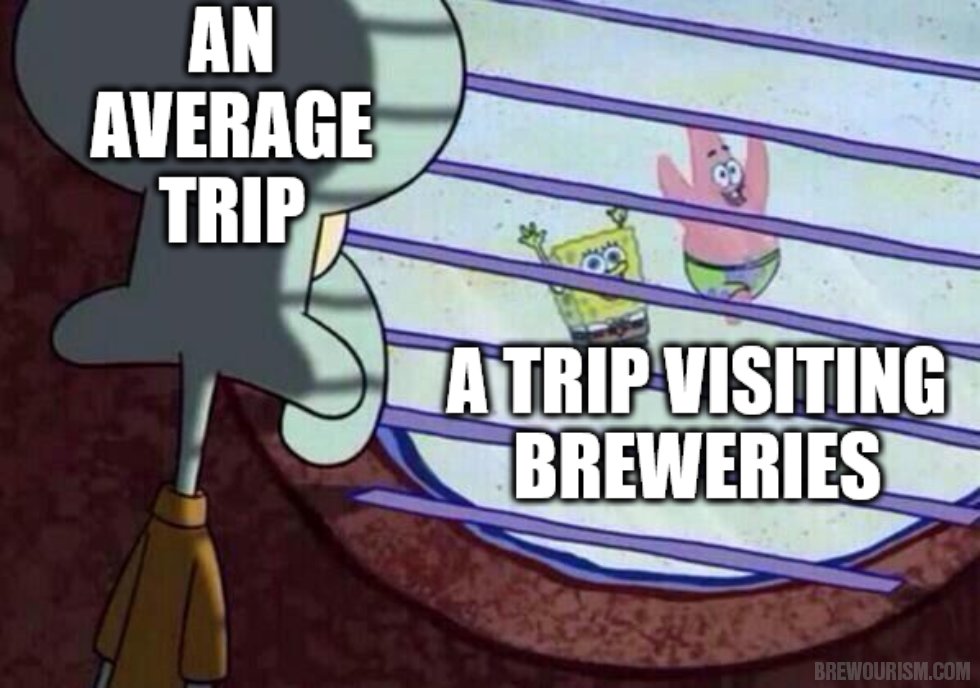 They're just not the same. #craftbeer #vacation #travel #brewery