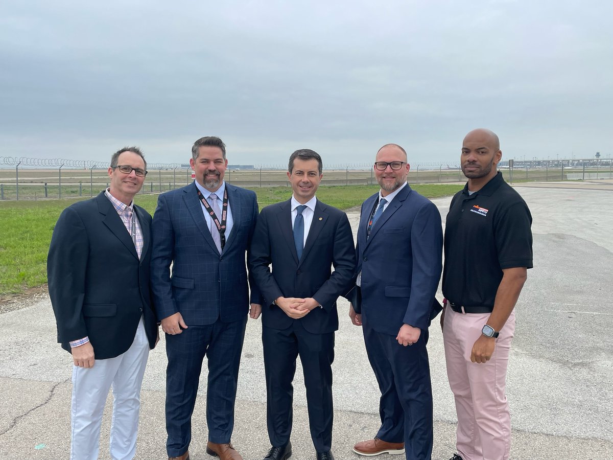 Today I am an enormously proud father. My first-born son, Justin, was selected to represent Air Traffic Controllers during <a href="/SecretaryPete/">Secretary Pete Buttigieg</a>'s visit to <a href="/DFWAirport/">DFW Airport</a>.