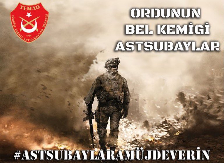 #SnCumhurbaşkanımız

Biz Astsubaylar; Her daim Devletinin emrinde ve Milletinin hizmetinde olmaya devam etmekteyiz. Sizlerinde sesimizi duymanızı, Hakkımız olan TAZMİNAT ve 5400 EK GÖSTERGE müjdemizi vermenizi bekliyoruz.

<a href="/RTErdogan/">Recep Tayyip Erdoğan</a> 
 <a href="/tcbestepe/">T.C. Cumhurbaşkanlığı</a>