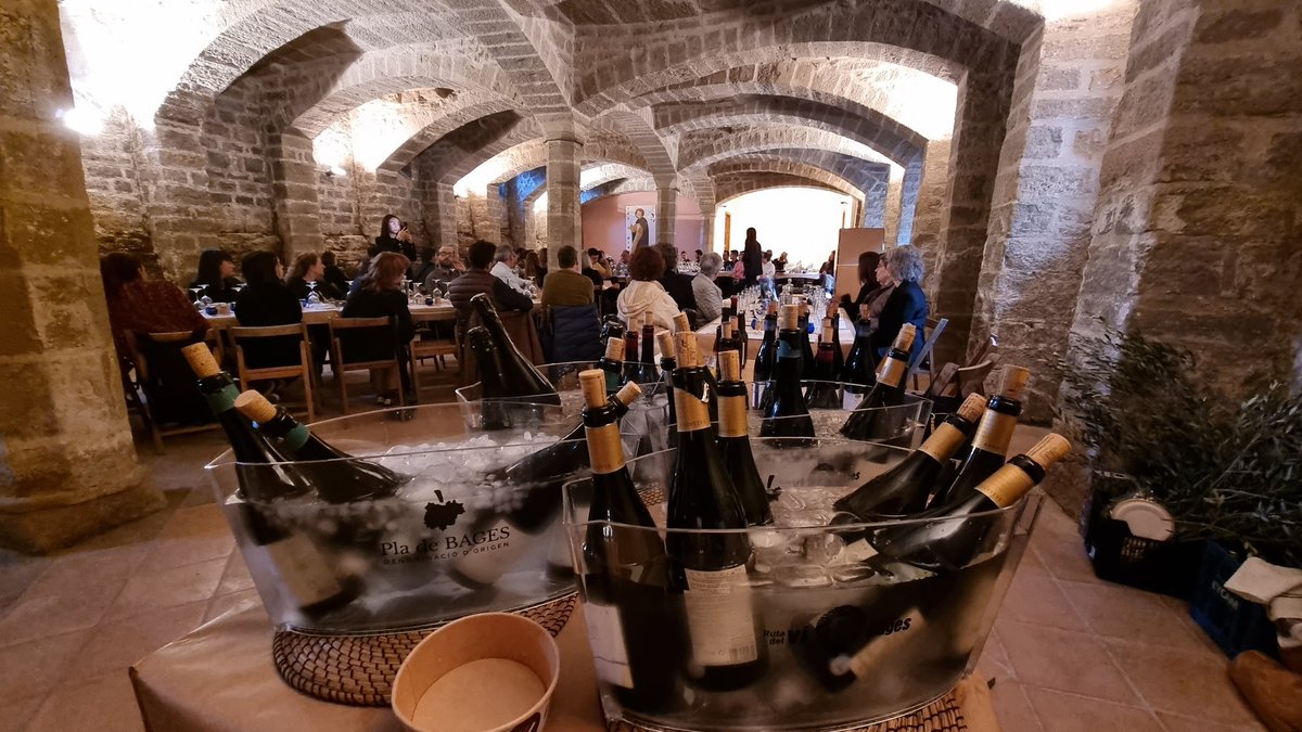 VedrunaCat's tweet photo. Creativitat i mètode van junts en l'extracció d'olis i vins 🫒🍇 Avui presentem a Manresa l'Escola de Vitivinicultura de la Catalunya Central. Gràcies @vedrunaartes per fer-ho possible! #VedrunaPro https://t.co/t3VOuVA2Ic