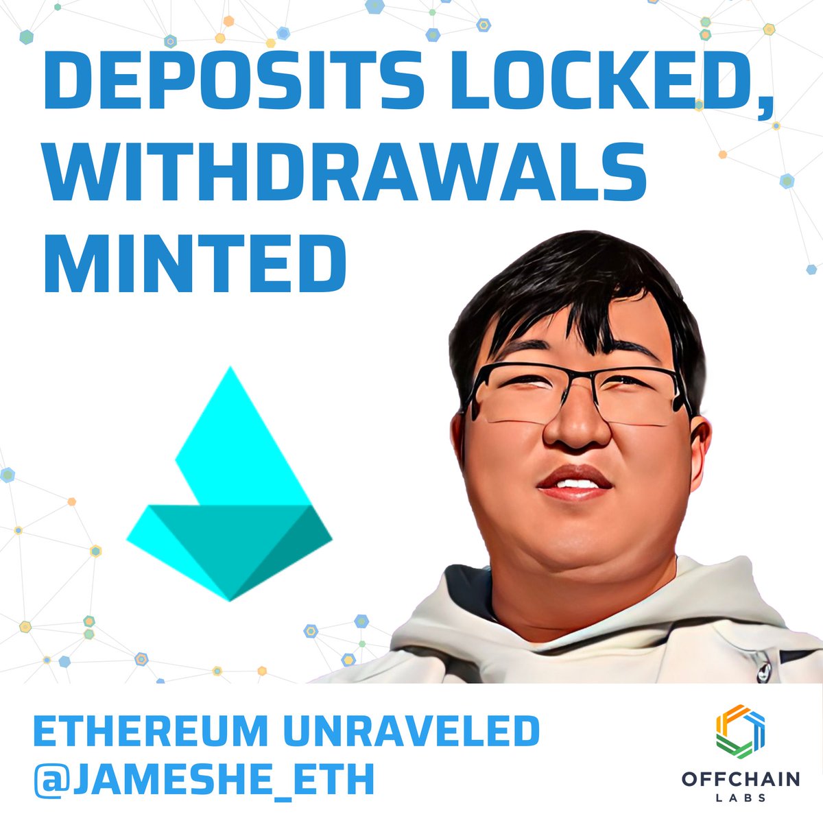 With <a href="/ethereum/">Ethereum</a>'s long-awaited #Shapella upgrade set to go live in April, validators will finally be able to withdraw their balance 🎉

We're proud to share Prysm engineer <a href="/jameshe_eth/">jameshe.eth</a>'s overview on the upgrade &amp; validator withdrawal process!

Learn more👇
offchain.medium.com/deposits-locke…