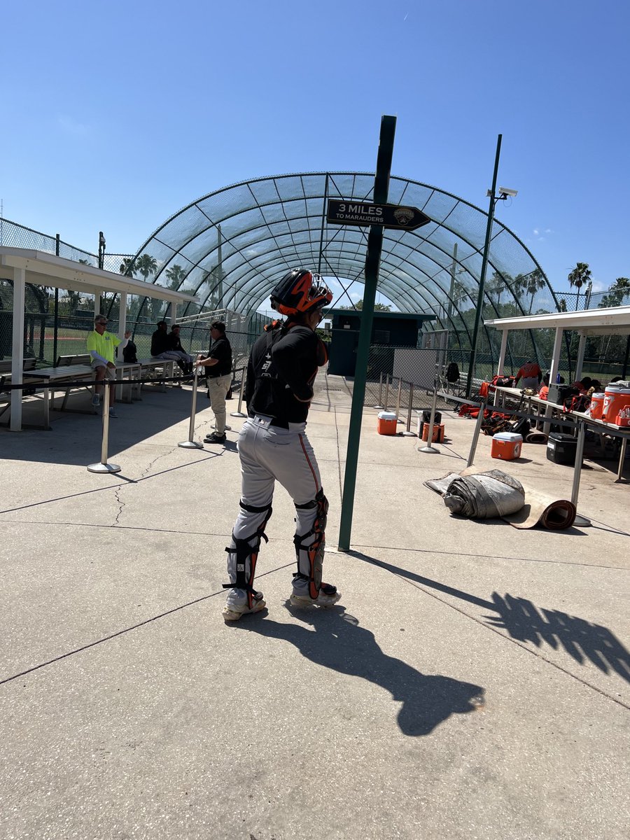 Eric_Birdland's tweet image. Going through the stuff from today &amp;amp; this shot of C prospect Samuel Basallo stood out. #leader #backstop