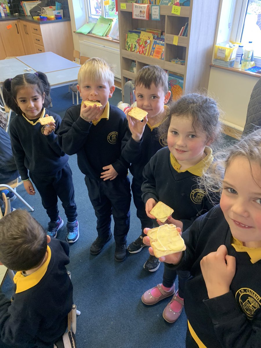 clonmoney's tweet photo. Junior Infants have been exploring the farm this month. Today we made butter and ate it on cream crackers. #great-excitement #learningallthetime https://t.co/qOhCad2N2Q
