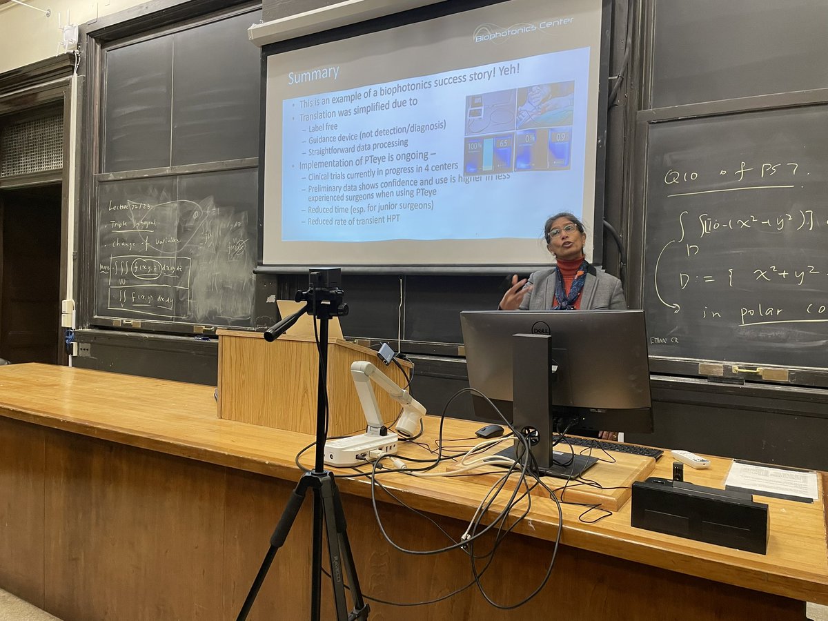 We are thrilled to host Prof. Anita Mahadevan-Jansen from @VandyBME as our @JHUECE Distinguished Lecturer today! Anita is Director of @VU_Biophotonics and 2022 SPIE President (currently serving as immediate past president @SPIEtweets). Her talk was insightful and inspirational.