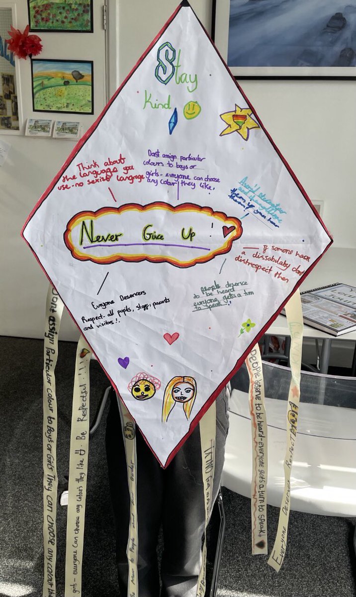 Love these gender equality kites we made in our equalities club <a href="/RobertShawHT/">Mrs Coker</a> @TransformTrust #proud #Equality