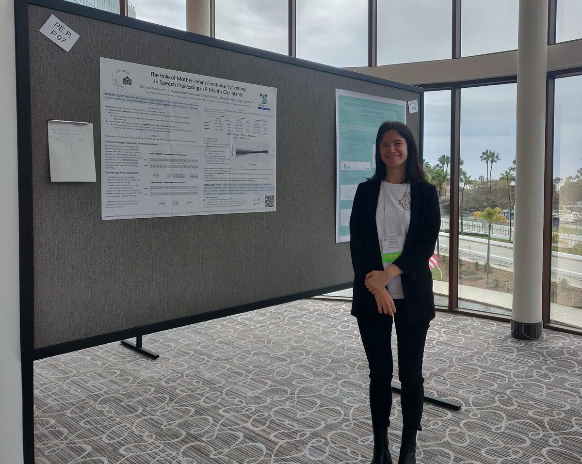 Enjoyed the #AffectScience2023 poster session very much! Thanks for coming by! 🤗
<a href="/affectScience/">Society for Affective Science</a>
#synchrony #positiveemotion #languagedevelopment