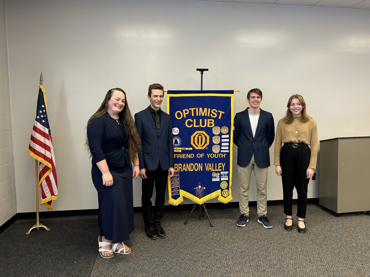 BvOptimist's tweet photo. Congratulations to our oratorical contestants and good luck to Bella and Ryan at Zone! #Optimism https://t.co/IQFU475QYC