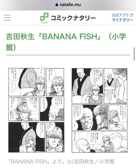 #コミックナタリーさんの記事より。 凄い情報量だよ。ありがたいー💛🥰#マフィアの日#BANANAFISH 