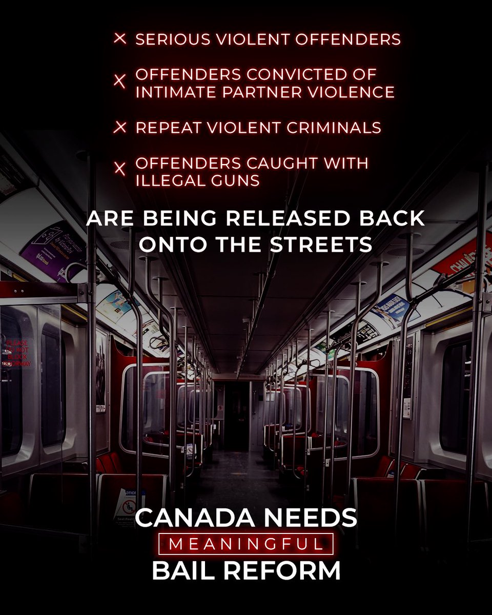 TeamKerzner's tweet photo. Today, I tabled a motion calling on the federal government to implement bail reform immediately to prevent the release of repeat and violent offenders. 

We need to stop the revolving door of violent criminals who are set free and prey on innocent commuters. https://t.co/P54EUqjlzt