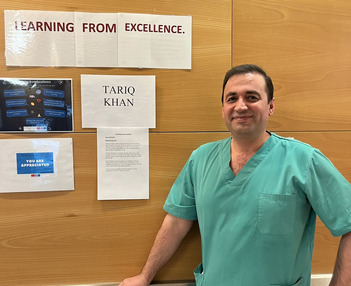 Laura Knight (@lauraknight1987) on Twitter photo We are very sad to say bye to this hero from our ward one/same day emergency care team! Tariq it’s been a pleasure, we the staff and the patients are really going to miss you! We wish you nothing but the best in your future as consultant Dr T Khan <a href="/mmcdermott_88/">Michelle McDermott</a> <a href="/SSreenivasan001/">Shiva Sreenivasan</a> We are very sad to say bye to this hero from our ward one/same day emergency care team! Tariq it’s been a pleasure, we the staff and the patients are really going to miss you! We wish you nothing but the best in your future as consultant Dr T Khan <a href="/mmcdermott_88/">Michelle McDermott</a> <a href="/SSreenivasan001/">Shiva Sreenivasan</a>