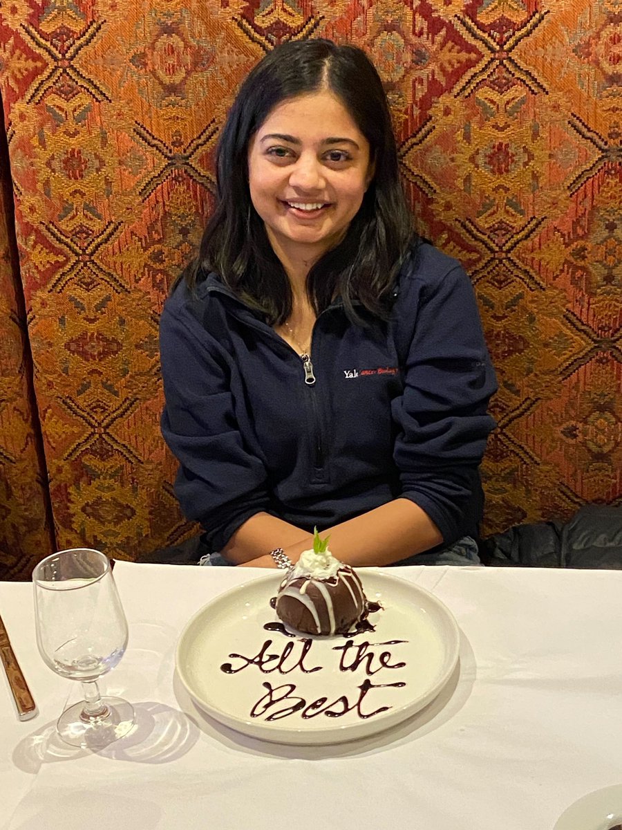 MuzumdarLab's tweet image. Bittersweet to say goodbye to postgrad @Dhruvishahh @Joshilabyale who was instrumental in building up our pancreatic organoid/transplant models for immunology studies. Tremendous scientist and person. We’ll miss her, but excited for what is to come in her PhD with @LabWilhelm!