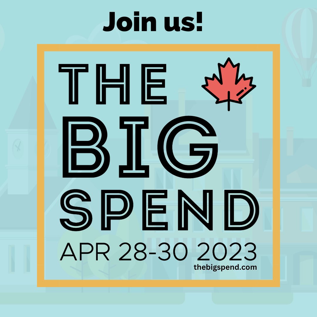 Get ready to shop ‘til you drop (in your local community)! 

The Big Spend is here, and it’s all about supporting small businesses across the nation! 🇨🇦

thebigspend.com

#thebigspend #supportsmallbusiness