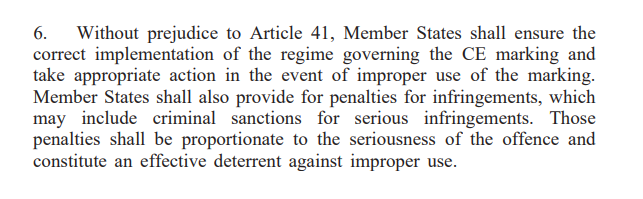 JoanneD_'s tweet photo. Criminal sanctions for medical devices manufacturers
Member States FAILED to ensure correct implementation of the regime governing CE marking
UK Gov Designates FAILED
UK Gov FAILED
@IMMDSReview FAILED
@PSCommissioner @CunliffeSue @PIPaction1 @PsychRecovery @jill_d35 @KimAnson9 https://t.co/UdzbzAJYN4