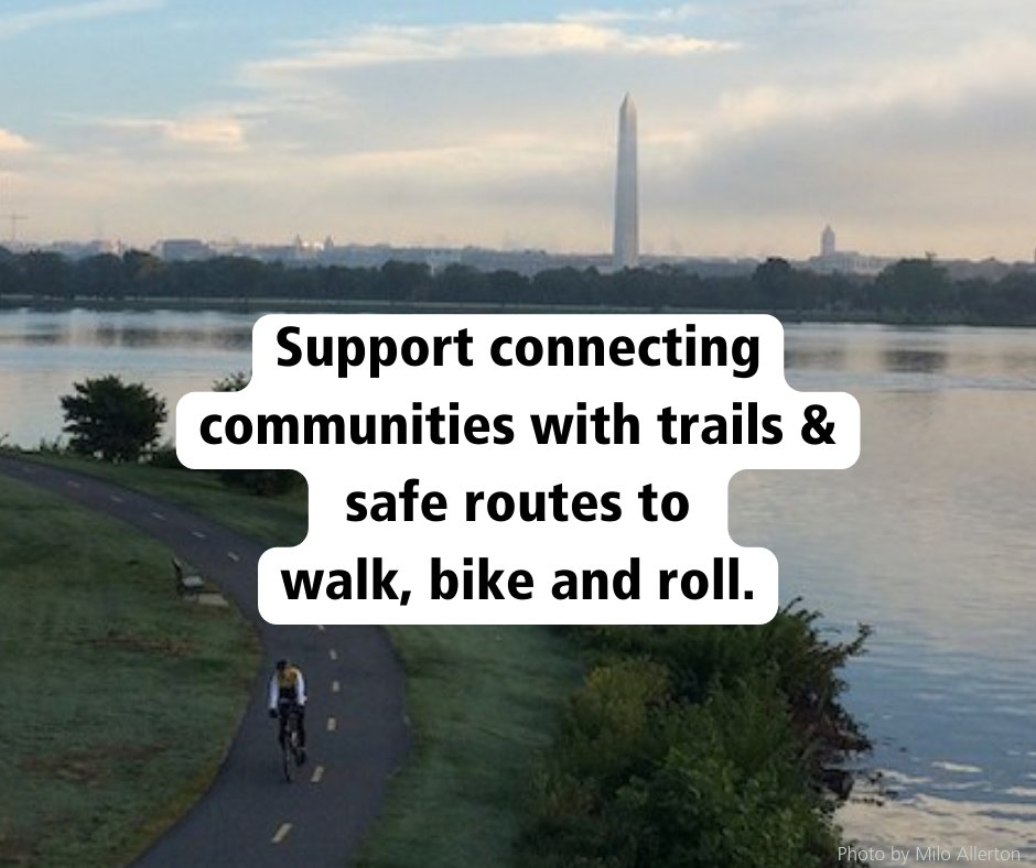 Take action now: Tell your senators to help connect communities with trails  +👟🚲♿ by supporting $200 million in funding for the Active Transportation Infrastructure Investment Program (ATIIP)
 ➡️ rtc.li/support-fundin…!