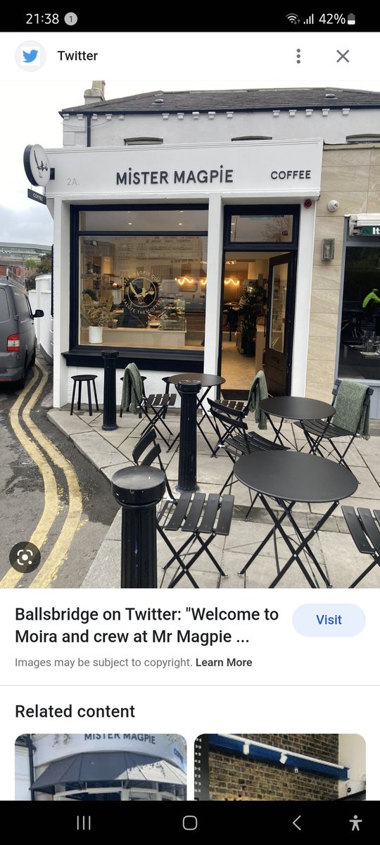 GerryCrosbie's tweet image. #MisterMagpie in Ballsbridge  serves the best Latte in town......also stocks the wonderful produce from @bread41dublin
