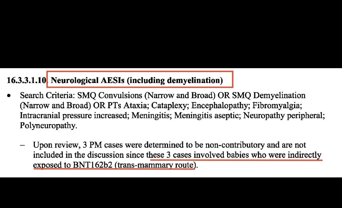 DRobertaLacerda's tweet image. mRNA transferido no leite materno, resultando em lesão neurológica para o bebê. Veio da @pfizer dados pós-comercialização. Nenhum jornalista, senador, congressista ou oficial @US_FDA perguntou @pfizer sobre dados pós-comercialização. #courageousdiscourse